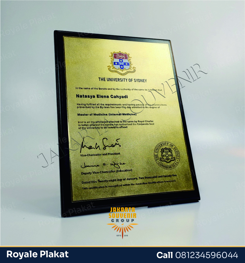 Plakat Kayu Univ Sydney - ROYALE PLAKAT