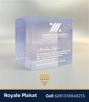 Plakat Kubus Kristal Bening