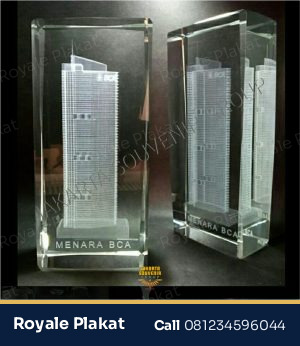 Plakat Kristal Custom Khusus