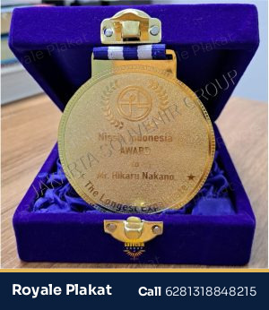 Medali Zinc Alloy Tebal