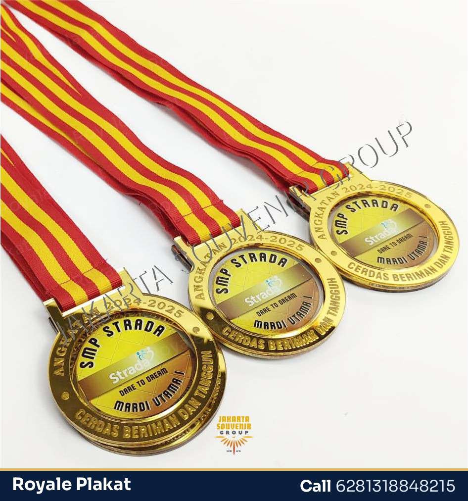 Medali Akrilik Hexagon - Royale Plakat