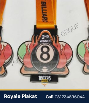 Medali Akrilik Oval