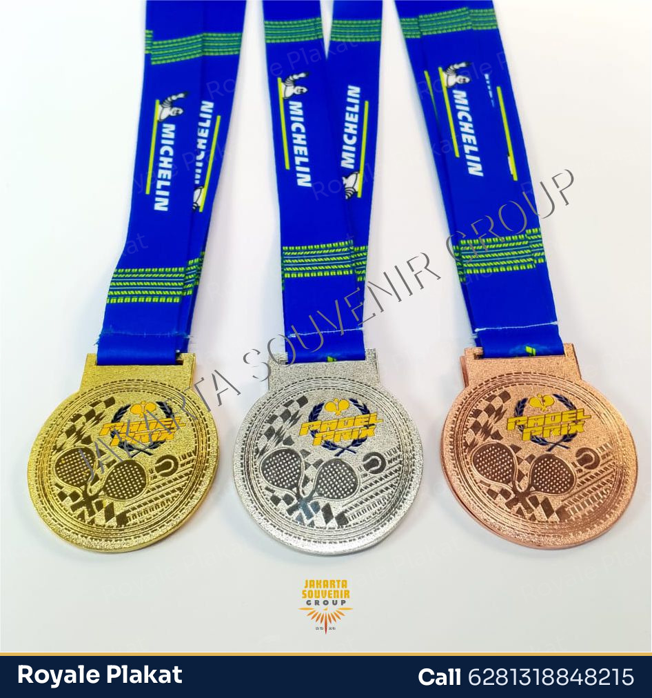 Medali Zinc Alloy Champion 3D - Royale Plakat