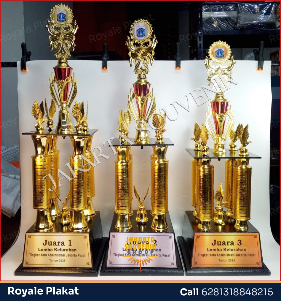 Piala Plastik Set Juara 1-2-3 - Royale Plakat